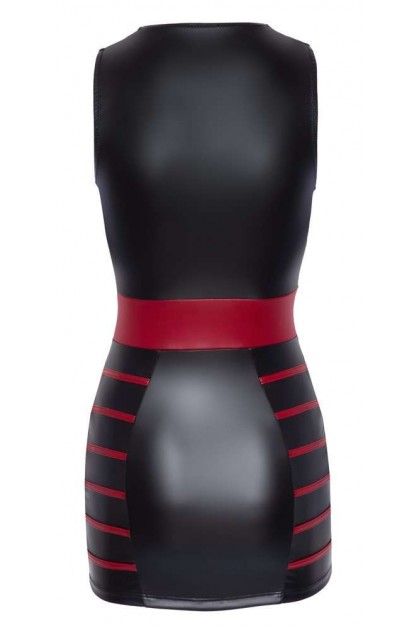Robe courte moulante noir mat  - L - Love Shop Avenue