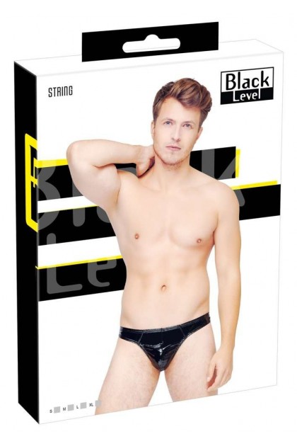 String classique noir en vinyl - L - Love Shop Avenue