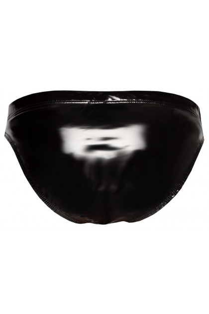 Slip noir en vinyl avec fonction swell sous la poche détachable - L