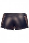 Boxer noir en wetlook avec fermeture éclair - 2XL - Love Shop Avenue