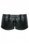 Boxer noir en wetlook avec attache poignets - XL - Love Shop Avenue
