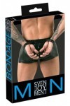 Boxer noir en wetlook avec attache poignets - XL - Love Shop Avenue