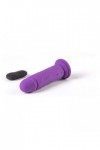 GODE RÉALISTE VIBRANT 14.4CM AVEC TÉLÉCOMMANDE R11 VIOLET
