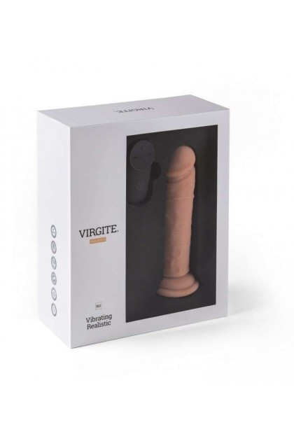 Gode réaliste vibrant 14.4cm avec télécommande r11 chair