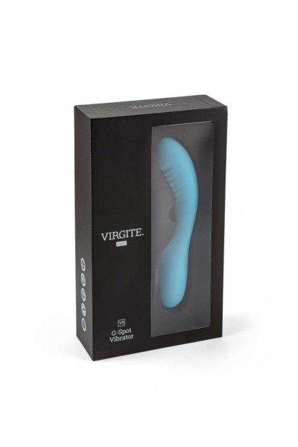 Vibromasseur point g bleu avec stries usb - Love Shop Avenue