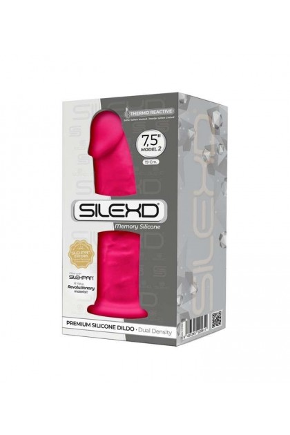 Gode silexd modèle 2 - 7,5" - 19 X 4.8CM ROSE - Love Shop Avenue