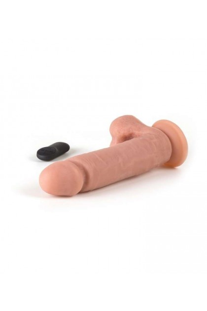 Gode réaliste ventouse r5 avec télécommande 21cm