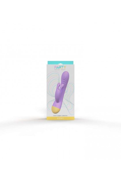 Vibromasseur rabbit keny rechargeable lilas - Love Shop Avenue