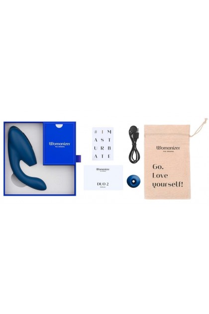 Stimulateur womanizer duo 2 - BLEU - Love Shop Avenue