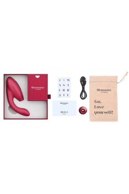 Stimulateur womanizer duo 2 - ROUGE - Love Shop Avenue