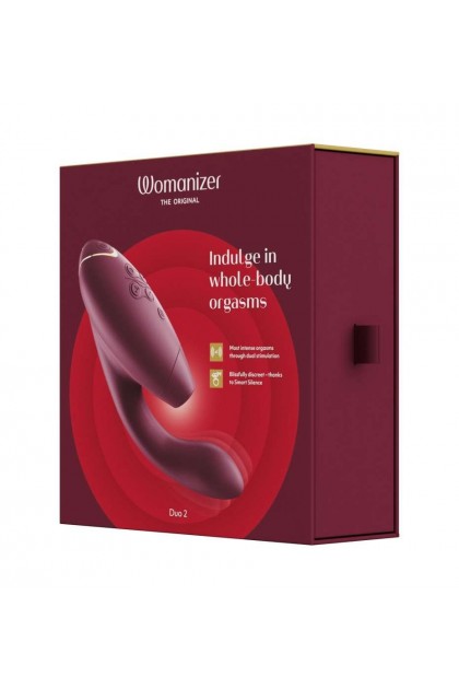Stimulateur womanizer duo 2 - ROUGE - Love Shop Avenue