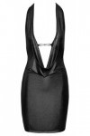 Robe courte aux reflets argentés scintillants  - XL