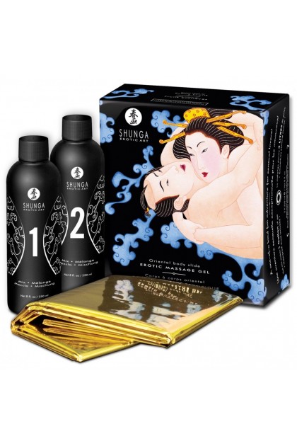 Coffret de massage shunga fruits exotiques - Love Shop Avenue
