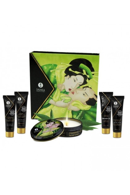 COFFRET SHUNGA MASSAGE SECRET GEISHA ORGANICA BIO