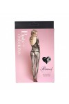 Bodystocking noir 7072 - RIMES - S/M/L - Love Shop Avenue