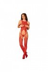 Bodystocking rouge n122 - OBSESSIVE - S/M/L - Love Shop Avenue