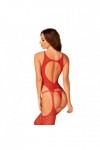 Bodystocking rouge n122 - OBSESSIVE - XL/XXL - Love Shop Avenue