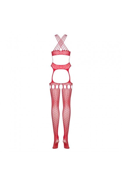BODYSTOCKING ROUGE G313 - OBSESSIVE - S/M/L