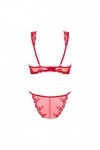 Ensemble de lingerie 2 pièces rouge lonesia - L/XL