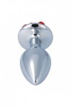 Plug bijou métallique nº 25 - ROSE ROUGE - S - Love Shop Avenue