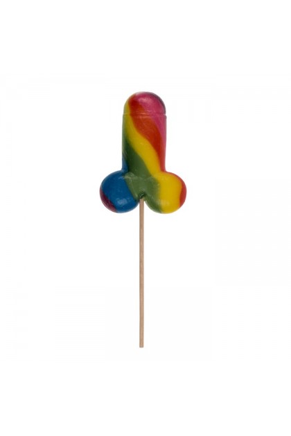 Sucette penis candy lollipop rainbow - Love Shop Avenue