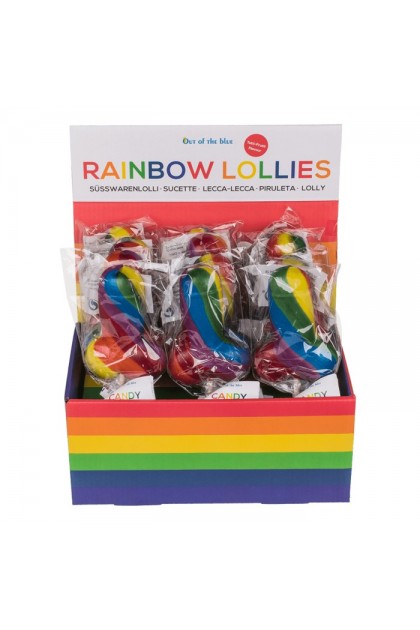 Sucette penis candy lollipop rainbow - Love Shop Avenue