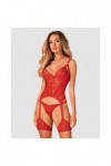 Corset rouge avec string belovya - M/L - Love Shop Avenue