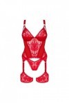 Corset rouge avec string belovya - XL/2XL - Love Shop Avenue