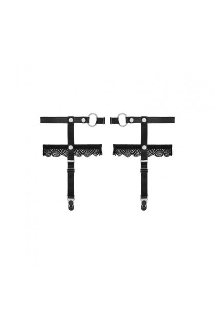 Jarretelles noires a769 garters - OBSESSIVE - O/S - Love Shop Avenue