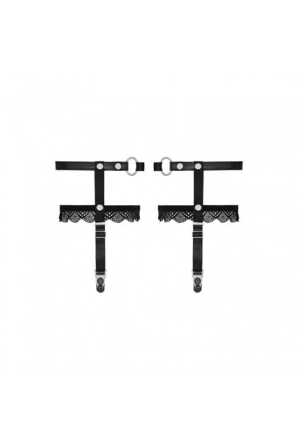 Jarretelles noires a769 garters - OBSESSIVE - O/S - Love Shop Avenue