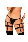 Jarretelles noires a769 garters - OBSESSIVE - O/S - Love Shop Avenue