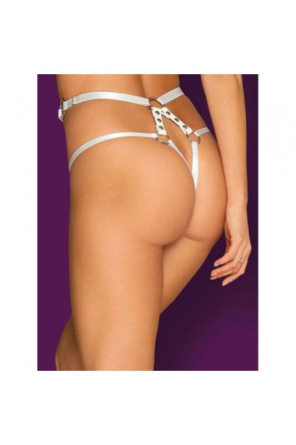 Harnais string blanc a758 bottom harness - OBSESSIVE - S/M/L
