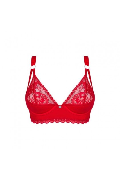 Soutien-GORGE ROUGE BELOVYA - OBSESSIVE - XS/S - Love Shop Avenue
