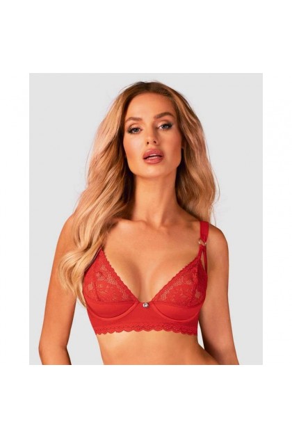 Soutien-GORGE ROUGE BELOVYA - OBSESSIVE - M/L - Love Shop Avenue