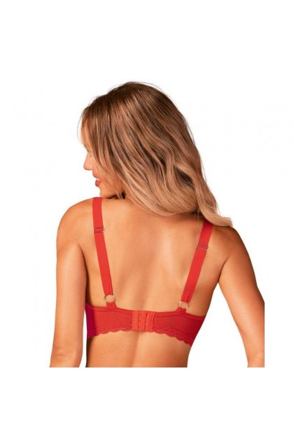 Soutien-GORGE ROUGE BELOVYA - OBSESSIVE - M/L - Love Shop Avenue