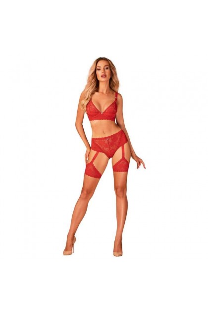 Soutien-GORGE ROUGE BELOVYA - OBSESSIVE - M/L - Love Shop Avenue