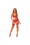 Soutien-GORGE ROUGE BELOVYA - OBSESSIVE - M/L - Love Shop Avenue