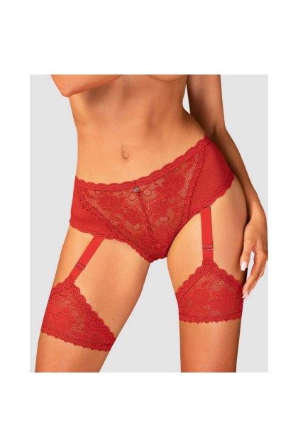 Culotte jarretière  belovya garter panties - OBSESSIVE - XL/2XL