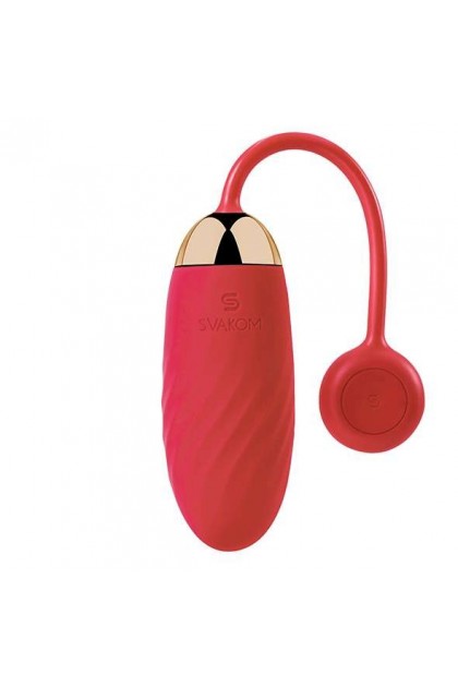 Oeuf vibrant rouge svakom ella avec application - Love Shop Avenue