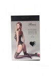Bodystocking noir 7009 - RIMES - S/M/L - Love Shop Avenue