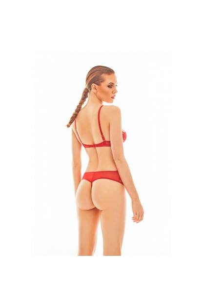 BODY DENTELLE ROUGE MYSTIQUE - S/M