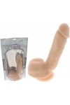 Gode ventouse haut de gamme toucher peau brandon - 20 CM
