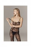 Bodystocking noir 7124 - RIMES - S/M/L - Love Shop Avenue