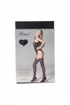 Bodystocking noir 7128 - RIMES - S/M/L - Love Shop Avenue