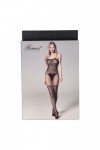 Bodystocking noir 7129 - RIMES - S/M/L - Love Shop Avenue