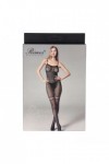 Bodystocking noir 7132 - RIMES - S/M/L - Love Shop Avenue