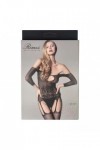 Bodystocking noir 7030 - RIMES - S/M/L - Love Shop Avenue