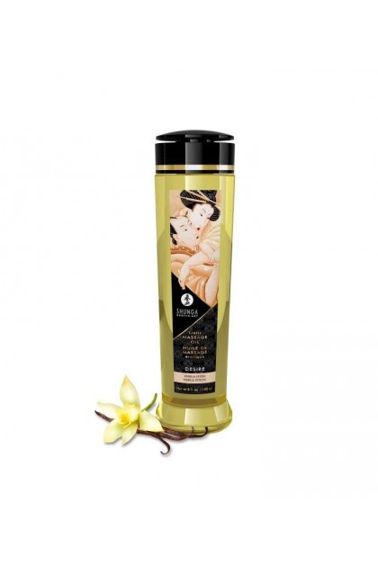 Huile de massage desire vanille 240 ml - Love Shop Avenue