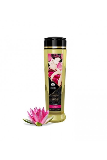 Huile de massage amour coeur de lotus 240 ml - Love Shop Avenue