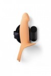 Gode ceinture creux vibrant avec harnais taille l - CHAIR